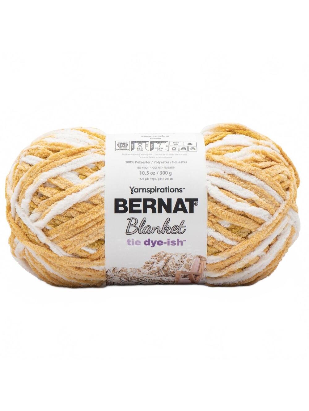 Bernat Blanket Tie Dye-Ish Yarn-Golden Rays - 2 Pack